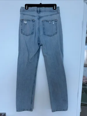 Gap Sky High Straight Jean in Size 28 thumbnail 2
