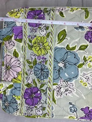 Vera Bradley Watercolor Tech Organizer Floral Quilted Travel Electronics Case thumbnail 4