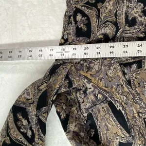 Joanne Scott blazer Womens 4 corduroy paisley made in usa 100% cotton‎ thumbnail 6