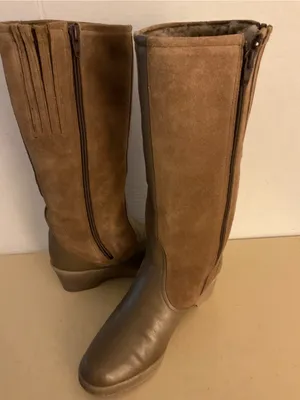 Pajar women Suede & Leather waterproof knee high Boots US 6 thumbnail 8