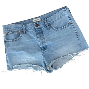 Madewell Relaxed Denim Shorts Cedarcroft Wash Size 32" Size 14 thumbnail 2