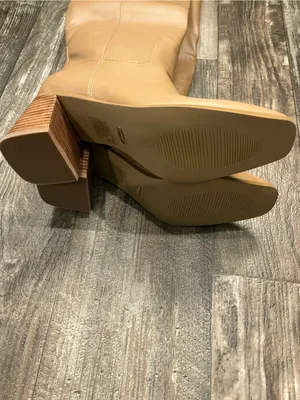 Billini Tan Over-the-Knee Block Heel Boots Size 7 thumbnail 12