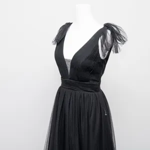 Betsy & Adam |‎ Gigi Long Ruffle Mesh Dress thumbnail 10