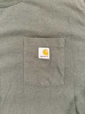 Carhartt Olive Green Tshirt thumbnail 2