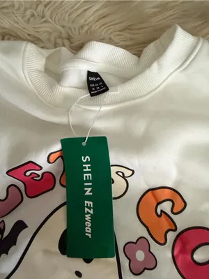 SheIn Women’s Let's Go Ghouls White Graphic Sweatshirt thumbnail 6