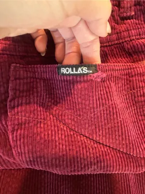 Rollas East Coast Flare Bordeaux Cord size 28 thumbnail 7