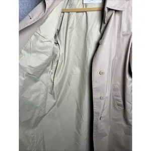 Vintage‎ 1970's Womens 10 Petite London Fog Maincoat Trenchcoat Hooded Beige thumbnail 4