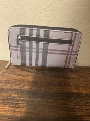 SAVVYCENTS plaid wristlet wallet Purple thumbnail 3