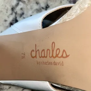 Charles By Charles David Womens Index Espadrille Platform Sandals White Size 7.5 thumbnail 6