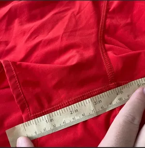 Lululemon Tracker Low-Rise Lined Short 4” Size 10 Love Red thumbnail 7