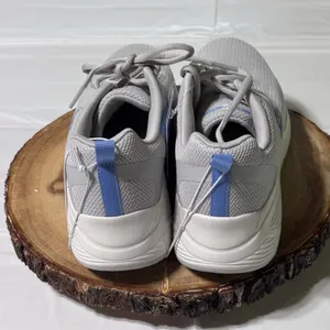 Skechers Women's Memory Foam Gray Athletic Walking Sneakers Shoes Size 7.5 NWT S thumbnail 3