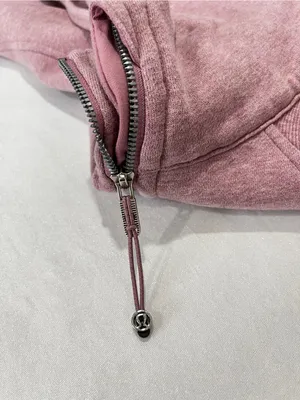 Lululemon Scuba Oversized Half-Zip Hoodie Heathered Pink Taupe Size XS/S Fleece thumbnail 15