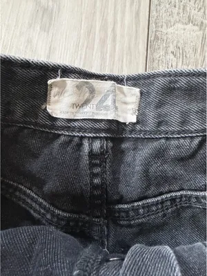 Free People Whimsigoth Jesse Carpenter Washed Black Denim Cotton Shorts 24 thumbnail 8