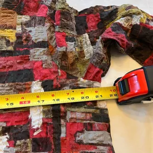 Habitat Clothes to Live In Abstract Crinkle Patchwork Blouse Top Medium thumbnail 6
