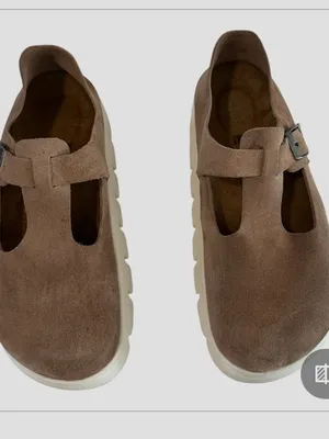 Birkenstock Paris Chunky Platform Mary Jane Clogs warm Sand,Size EU38/US7.5 NWOT thumbnail 4