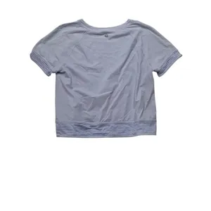 Lululemon size 6 stripe in stride Light Lavender crop Crewneck Athletic Top thumbnail 9
