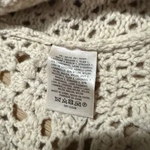 Angel of‎ the North Crochet Knit Cardigan Cream Boho Cottagecore Anthropologie thumbnail 7