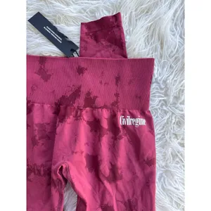 Civil Regime Blush Red Reaper Wash Kelly Seamless Leggings Size Medium thumbnail 4