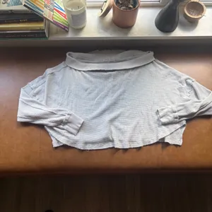We The Free Free People Off The Shoulder Waffle Knit Thermal Top White Small thumbnail 4