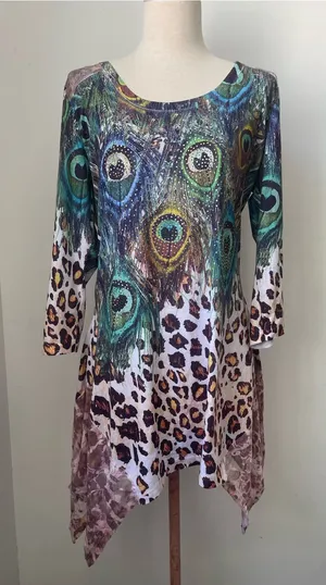 Feratelli Peacock Print sparkle Mixed thumbnail 1