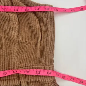 NWT Aerie Women's Corduroy Kick Flare Overalls Size‎ S thumbnail 6