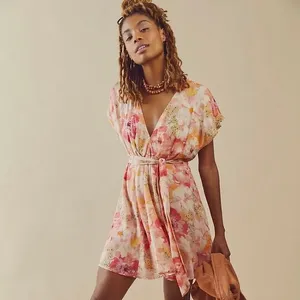 Free People Mini Dress Freddie Tie thumbnail 6