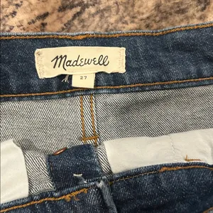 Madewell Button Front Denim Skirt thumbnail 2