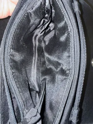 Vera Bradley Quilted Black‎ Microfiber Shoulder Bag thumbnail 5