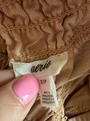Aerie Tan Tie Pants thumbnail 2