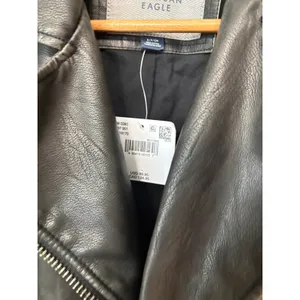 American Eagle Faux‎ Leather Moto Style Jacket Size Small thumbnail 6