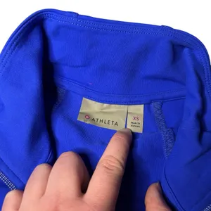 Athleta Hope 2 Running Jacket XS Blue CYA Yoga Coat Full Zip 721863 Women's thumbnail 4
