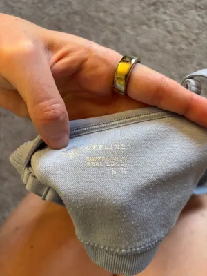Blue aerie scrunch bra thumbnail 3