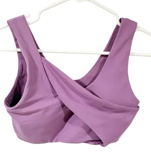 Lululemon Nulu Cross-Front Yoga Bra Purple Size 6 thumbnail 1