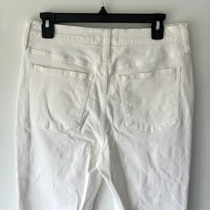 Madewell White The Perfect Vintage Jean Straight Leg High Waist Travel Beach thumbnail 6