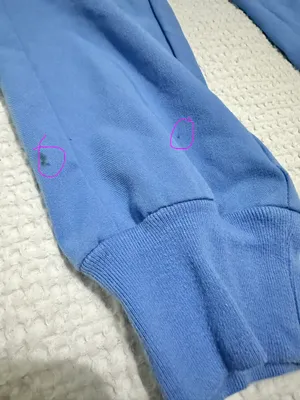 FIGS XXS petite blue joggers scrub pants thumbnail 2