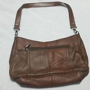 Transetter Brown Leather Shoulder Bag Brown thumbnail 2