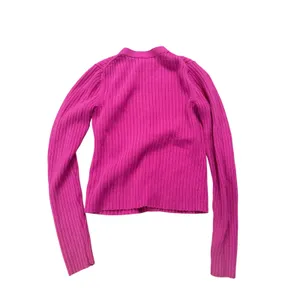 Wilfred Pink Ribbed V Neck Button‎ Cardigan Sweater Wool Blend Size M Soft Girl thumbnail 2