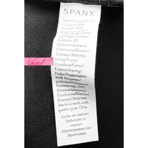 Spanx Ponte Button Front Wide Leg Classic Black High-Rise Waist Stretchy Trouser thumbnail 10
