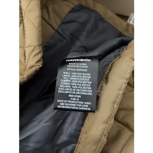 Hawke & Co Sport Quilted Jacket Womens Size‎ XL Brown Puffer Performance thumbnail 7