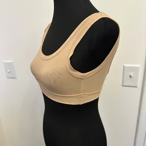 New ~ SKIMS ~ Women's Nude Wide Strap Summer Mesh Scoop Bralette Bra Small NEW thumbnail 4