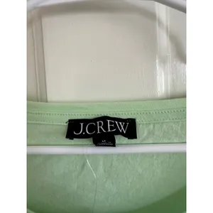 NWT J.Crew mint green 3/4 sleeve Feather jersey size medium thumbnail 3