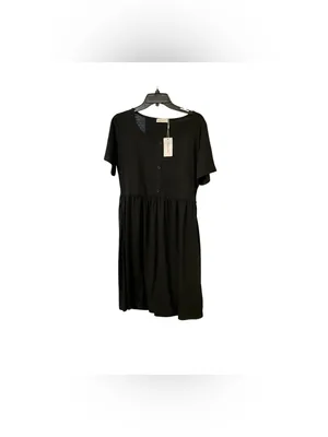 NWT Moshu Summer Dress Black Size L thumbnail 2