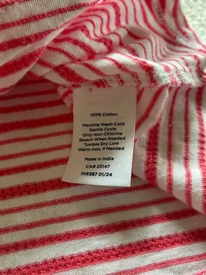 Talbots Diagonal Striped Cotton Sun Dress size S thumbnail 3