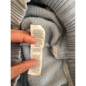 Aerie Blue Cropped Hoodie XS Soft Fleece Pullover Sweatshirt thumbnail 6