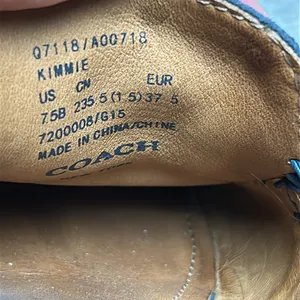 Coach Blue Suede Loafers Size 7.5 B thumbnail 9