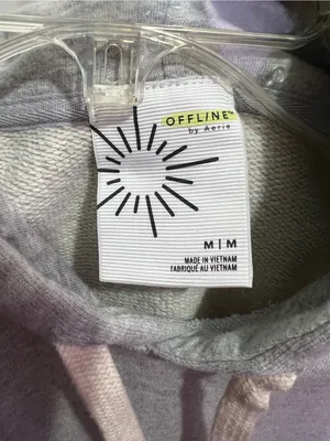 Offline by Aerie Sleeveless Gray Hooded Tank Top size M thumbnail 6