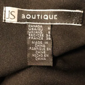 JS Boutique Beaded Halter Neck Cocktail Dress‎ Womens Size 6 Black Chiffon LBD thumbnail 3