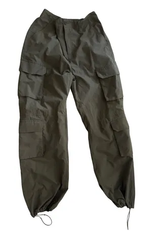 Love Tree Olive Cargo Jumpsuit-Style Pants thumbnail 1