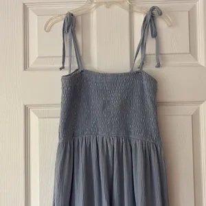 Pinkblush Maternity Blue Dress Adjustable Straps Size Medium thumbnail 2