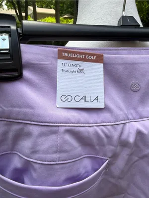 New Calia lavender Pleated Skort Skirt Size 10 L Pickleball Golf Tennis NWT thumbnail 6